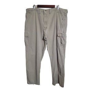 WRANGLER PANT Mens 44x32 GRAIN KHAKI CARGO CarpenterRELAXED FIT Gorpcore 70LEWGR